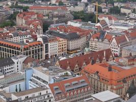 vista aérea de leipzig foto