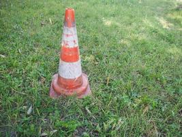 traffic cone sign photo