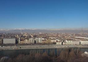 vista aerea de turin foto