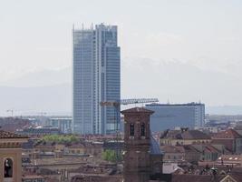 vista aerea de turin foto