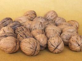 walnut fruit food background photo