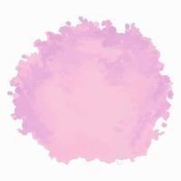 watercolor blot with smudge drips and stains vector