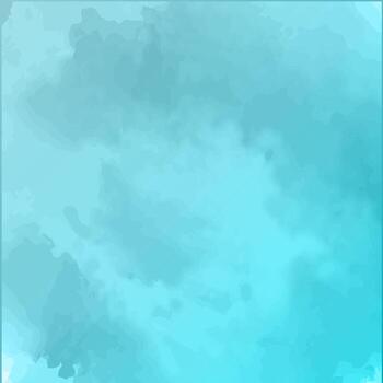blue abstract watercolor background with drips blots and smudge stains vector