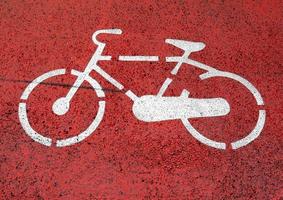 Bike lane sign photo