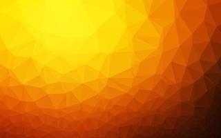 Dark Orange vector abstract mosaic background.