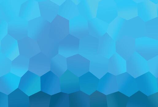 Light BLUE vector template in hexagonal style.