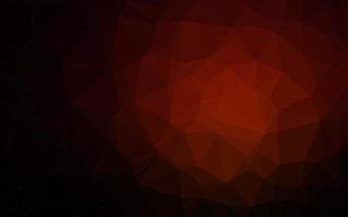 Dark Red vector abstract mosaic pattern.