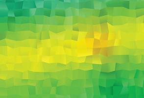 Light Green, Yellow vector polygon abstract background.