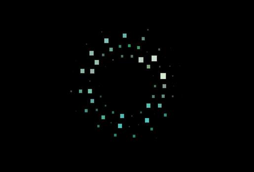 Dark Green, Yellow vector background with rectangles.