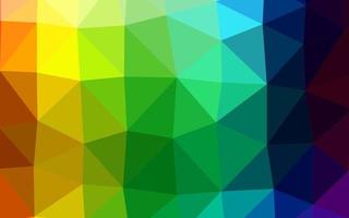 Light Multicolor, Rainbow vector low poly layout.