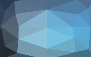 Light BLUE vector shining triangular background.