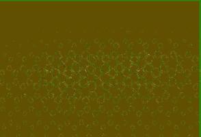 Light green, yellow vector pattern with spheres.