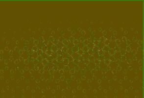 Light green, yellow vector pattern with spheres.