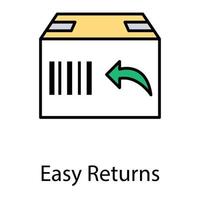 Easy Returns Concepts vector