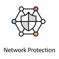 Secure Network Concepts vector