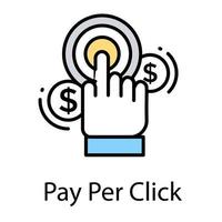 Pay Per Click vector