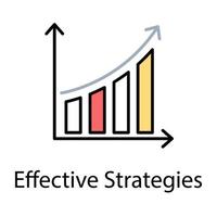 conceptos de crecimiento de ingresos vector