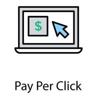 Pay Per Click vector