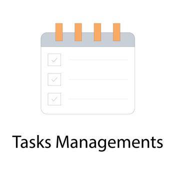 Task Management Concepts vector