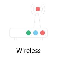 Wireless Modem  Concepts vector