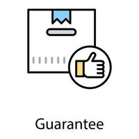Trendy Guarantee Concepts vector
