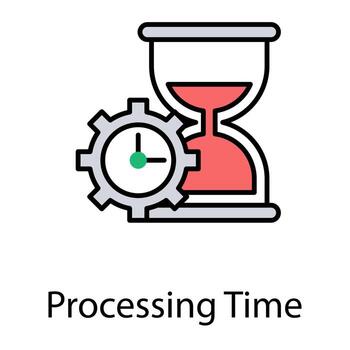 conceptos de tiempo de procesamiento vector