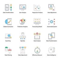 Collection Of Data Science vector