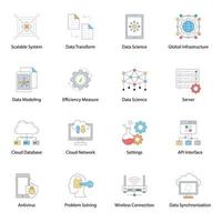 Trendy Data Science vector