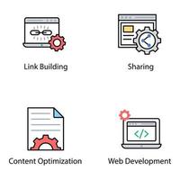 Web Development Concepts vector