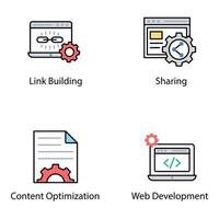 Web Development Concepts vector