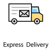 Express Delivery Concepts vector