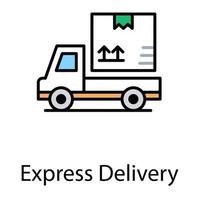Express Delivery Concepts vector