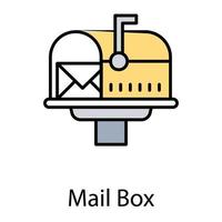 Trendy Mailbox Concepts vector