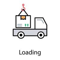 Trendy Loading Concepts vector