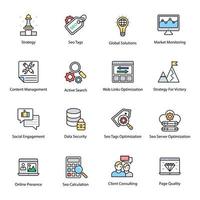 Collection Of Web and Seo vector