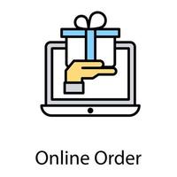 Online Order Concepts vector