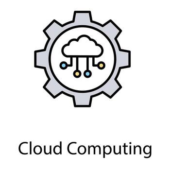 operaciones de computación en la nube vector