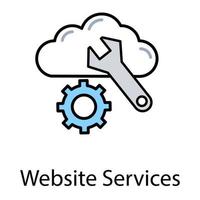 Cloud Computing Services vector