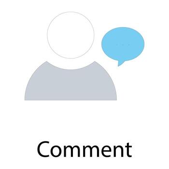 conceptos de comentarios en blogs vector