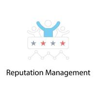 Reputation Management Concepts vector