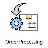 Order Processing Concepts vector