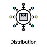 Logistic Service Concepts vector