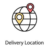 Delivery Location Concepts vector