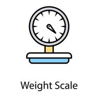 Weight Scale Concepts vector