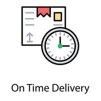 Delivery In Time vector