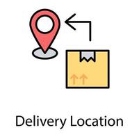 Delivery Location Concept vector