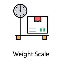 Weight Scale Concepts vector