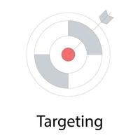 Trendy Targeting Concepts vector