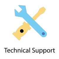 conceptos de soporte técnico vector