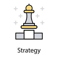 Trendy Strategy Concepts vector